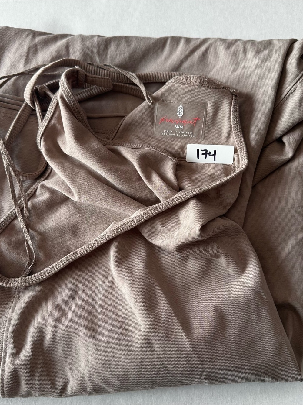 FP Movement Free People Hot Shot Jumpsuit Taupe M - Picture 7 of 7